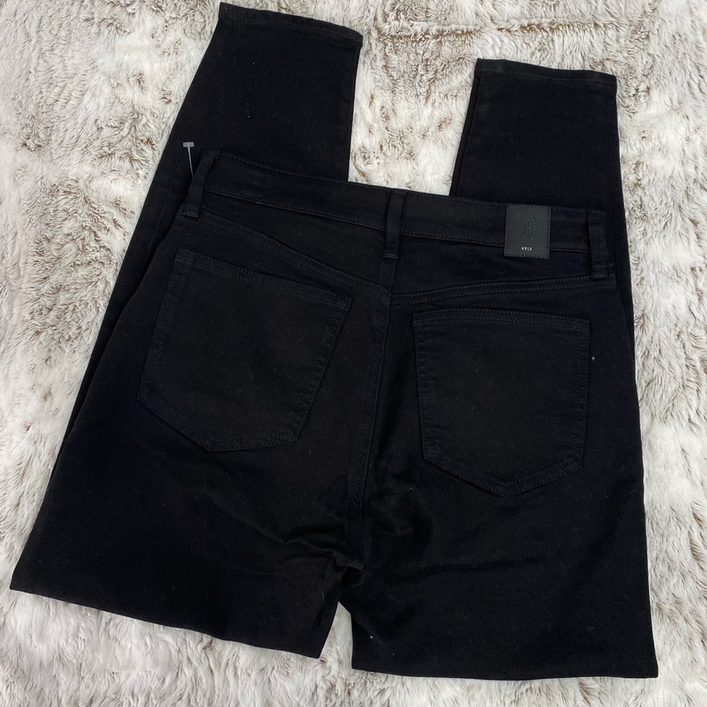 Cropped Black Skinny Jeans | HALE Women Skinny Jeans | Women Crop Jeans Size 27 - Picture 11 of 15